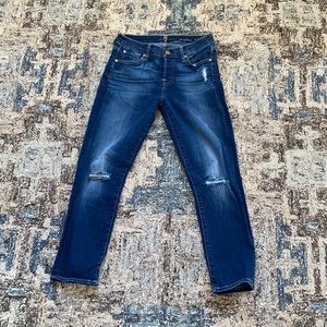 7 for all Mankind Josefina Boyfriend Skinny Jeans